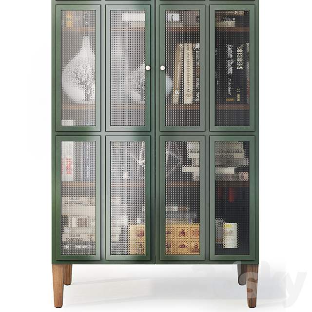 Wardrobe _ showcase Andersen. Cabinet _ Showcase Andersen by Etg-Home 3ds Max - thumbnail 3