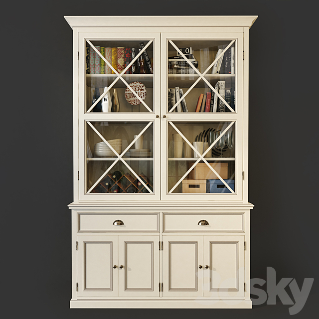 Wardrobe _ sideboard “Palermo”. Whatnot 3DSMax File - thumbnail 1