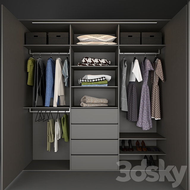 Wardrobe _ wardrobe 3DS Max Model - thumbnail 2