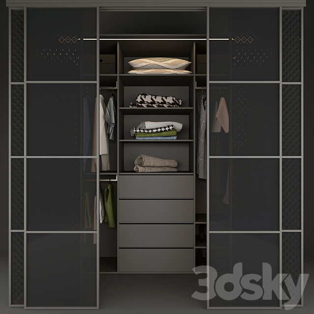 Wardrobe _ wardrobe 3DS Max Model - thumbnail 5