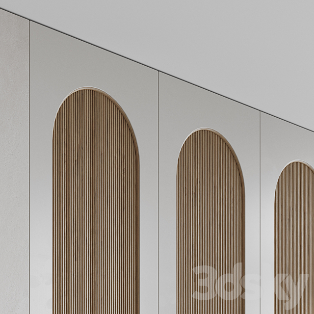 Wardrobe Arc Big 3DS Max Model - thumbnail 5