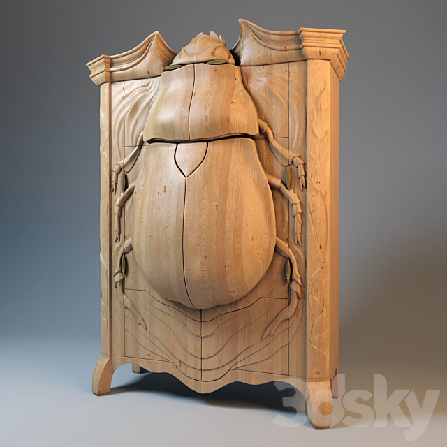 Wardrobe-beetle 3ds Max - thumbnail 1