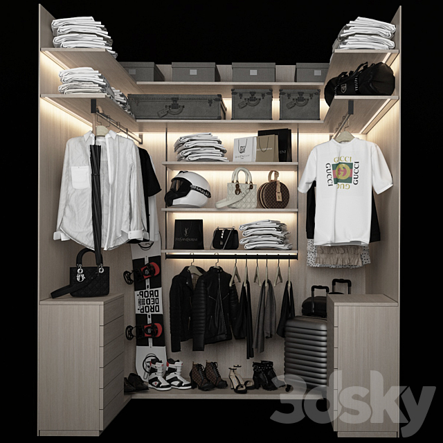 Wardrobe block _5 3DSMax File - thumbnail 2