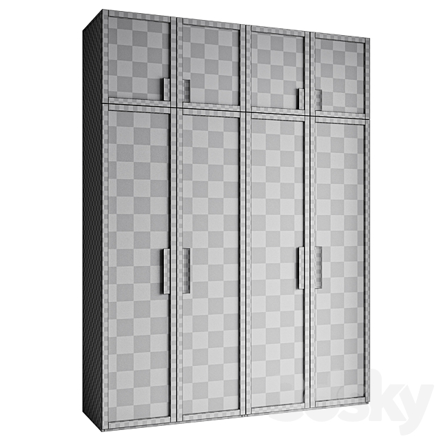 WARDROBE BRUNSWICK | Closet 3DS Max Model - thumbnail 7