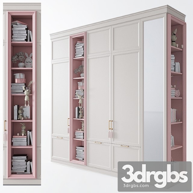 Wardrobe Childrens Furniture 6 3dsmax Download - thumbnail 1