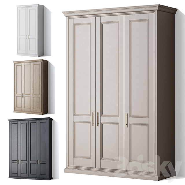 Wardrobe classic 02 3ds Max - thumbnail 1