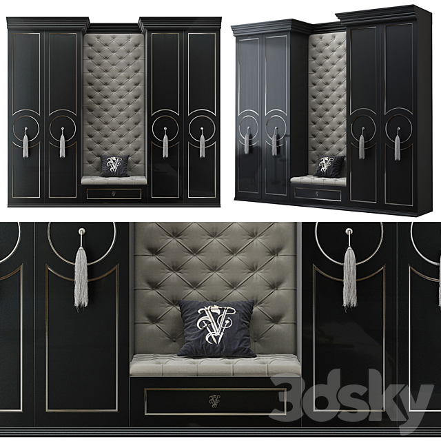 Wardrobe Classic Visionnaire 3ds Max - thumbnail 1