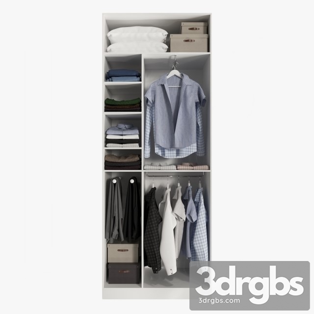 Wardrobe Clothes 02 3dsmax Download - thumbnail 1