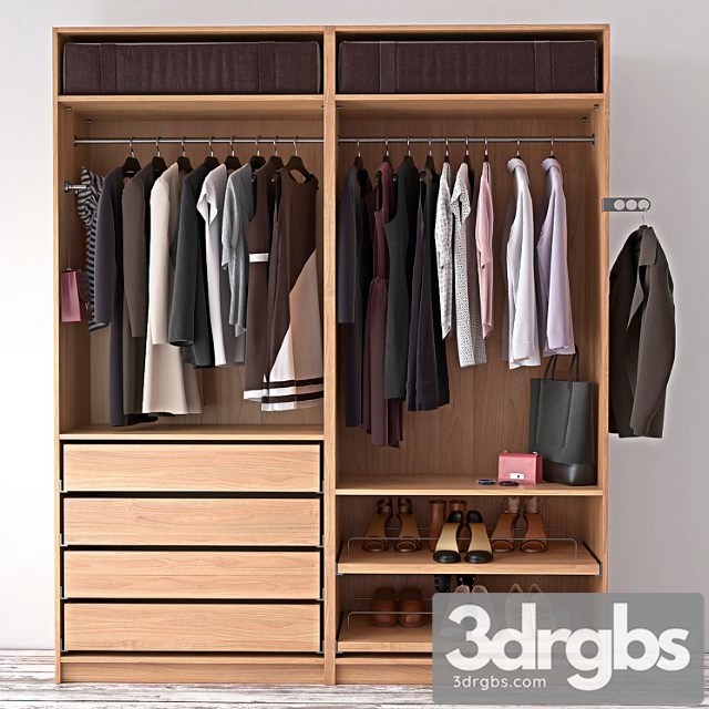 Wardrobe clothes 3dsmax Download - thumbnail 1