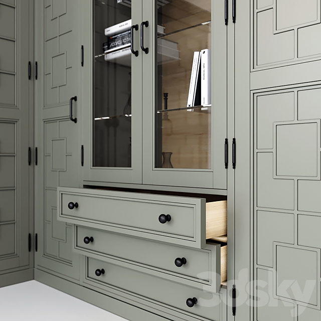 Wardrobe Dantone Home 4 3DSMax File - thumbnail 3