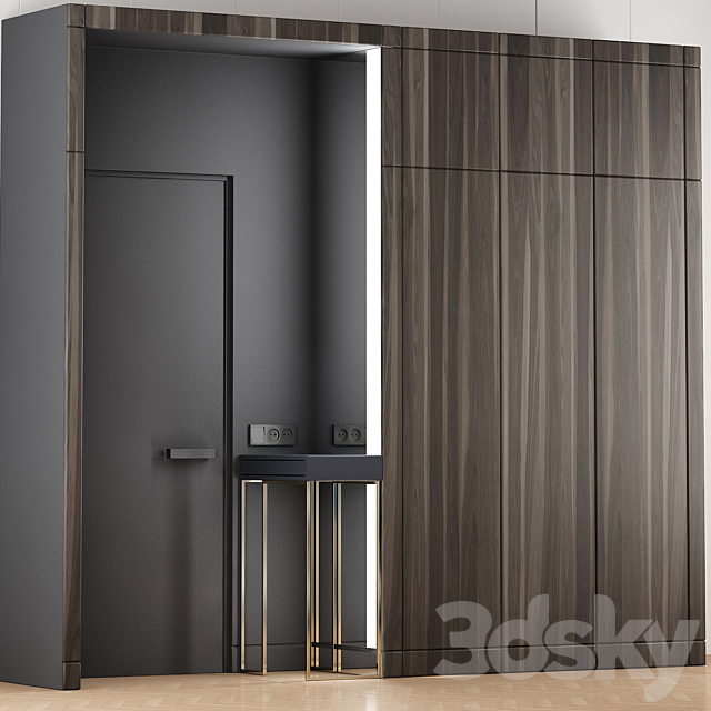 Wardrobe door 3DSMax File - thumbnail 2