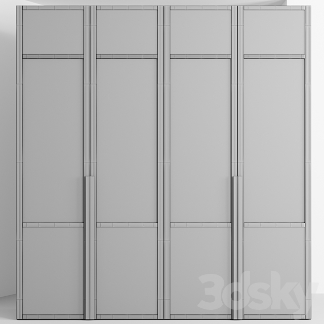 Wardrobe №15 3DS Max Model - thumbnail 3