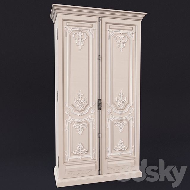 Wardrobe French 3ds Max - thumbnail 1