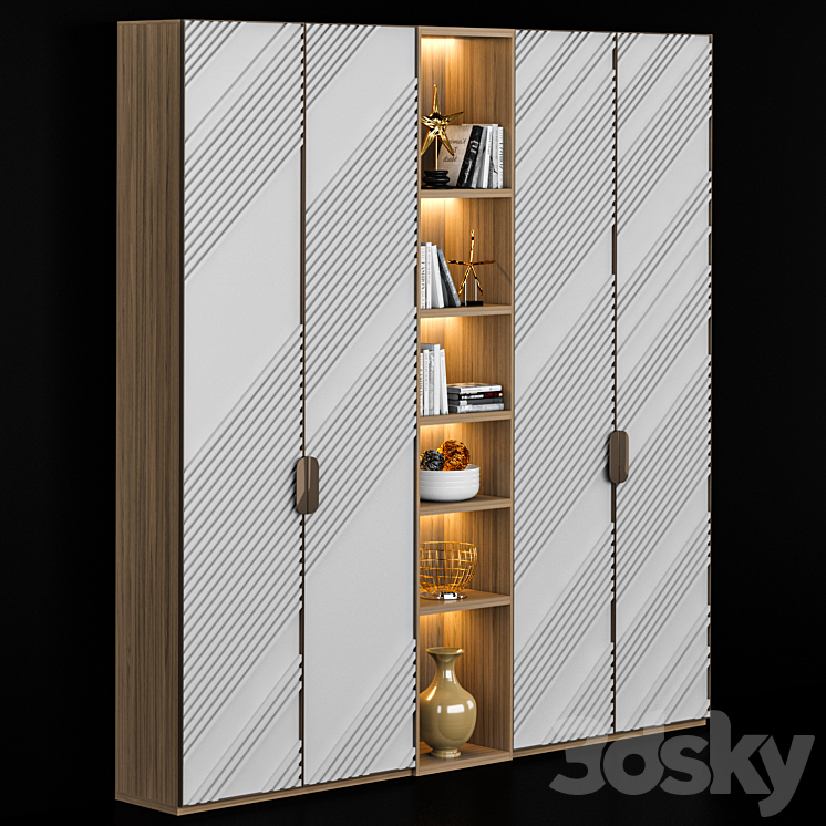 Wardrobe Furniture 009 3DS Max - thumbnail 2