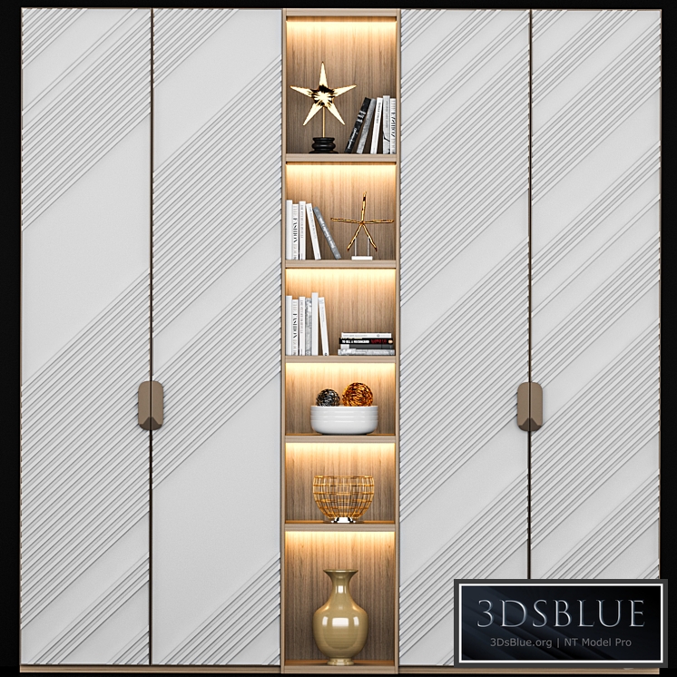 Wardrobe Furniture 009 3DS Max - thumbnail 3