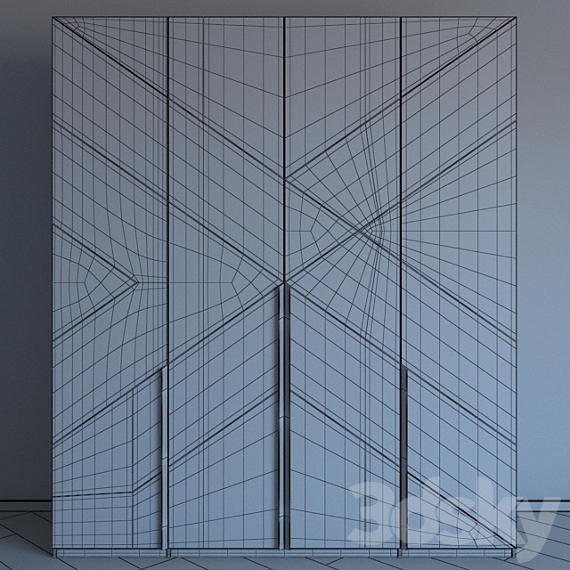 Wardrobe geometry 3ds Max - thumbnail 3