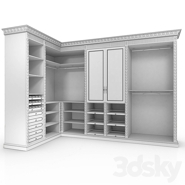 Wardrobe Giorgio Piotto 3DS Max Model - thumbnail 2