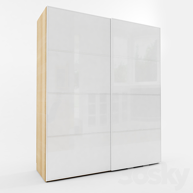 Wardrobe ikea pax 3ds Max - thumbnail 2