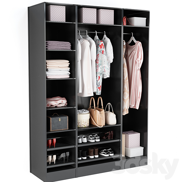 Wardrobe Ikea Pax 3DSMax File - thumbnail 2