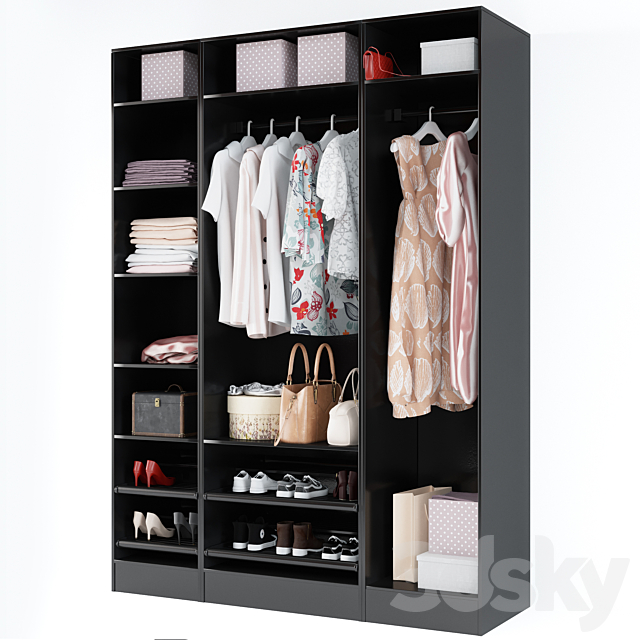 Wardrobe Ikea Pax 3DSMax File - thumbnail 3