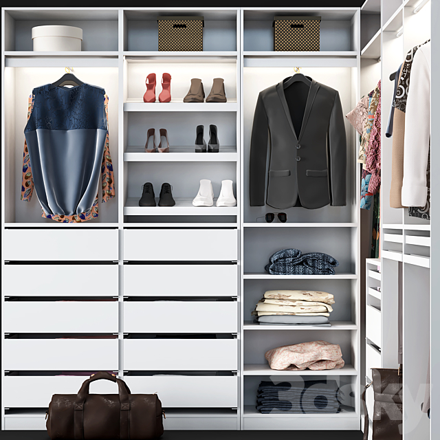 Wardrobe Ikea PAX 3DSMax File - thumbnail 2