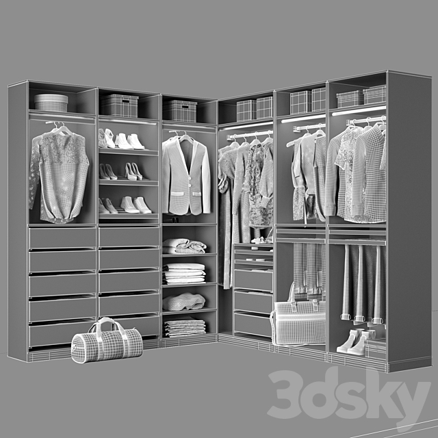 Wardrobe Ikea PAX 3DSMax File - thumbnail 5