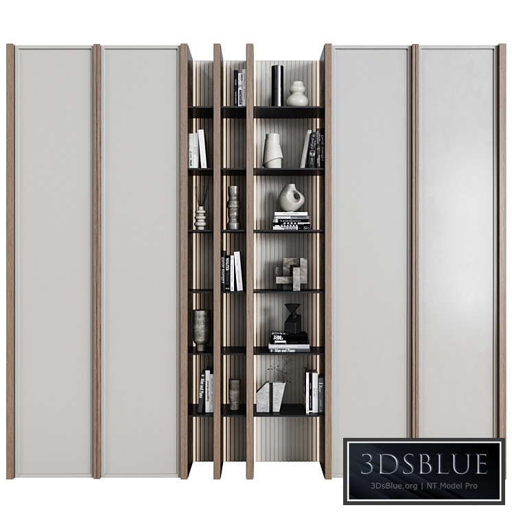 Wardrobe in modern style 43 3DS Max - thumbnail 3