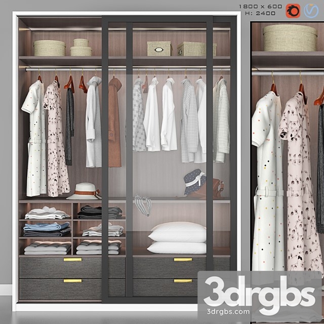 Wardrobe in the bedroom - thumbnail 1