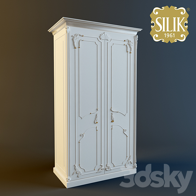 Wardrobe Larissa Silik 2 flap 3DS Max Model - thumbnail 1