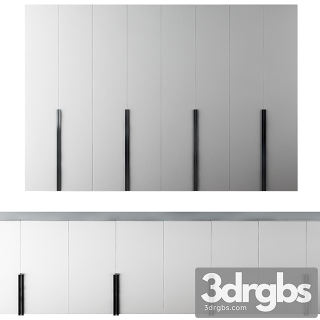 Wardrobe liscia 3dsmax Download - thumbnail 1