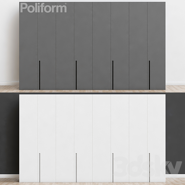 Wardrobe Madison. Poliform 3DSMax File - thumbnail 1