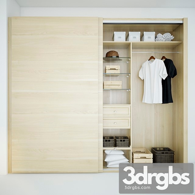 Wardrobe Mebelux Calmo 3dsmax Download - thumbnail 1