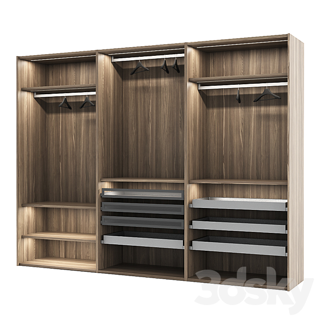 Wardrobe MisuraEmme LONDON 3DS Max Model - thumbnail 2