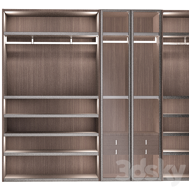 Wardrobe MisuraEmme Palo Alto 3ds Max - thumbnail 3