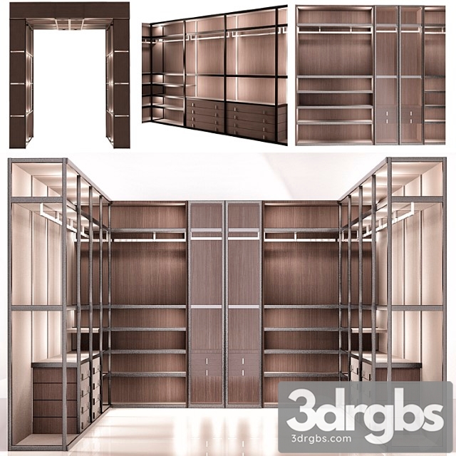 Wardrobe misuraemme palo alto 3dsmax Download - thumbnail 1