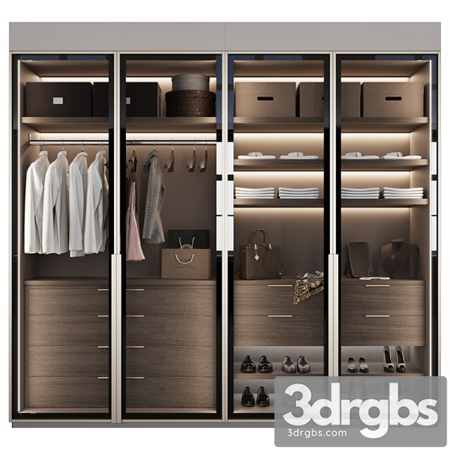 Wardrobe No 3 3dsmax Download - thumbnail 1