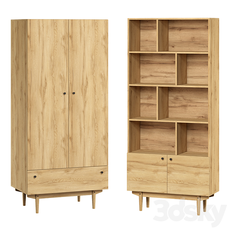 wardrobe ORLAND 3DS Max Model - thumbnail 1