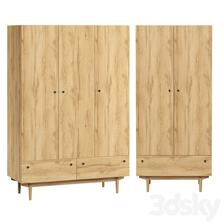 wardrobe ORLAND 3DS Max Model - thumbnail 2