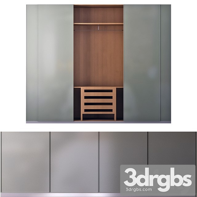 Wardrobe poliform 3dsmax Download - thumbnail 1