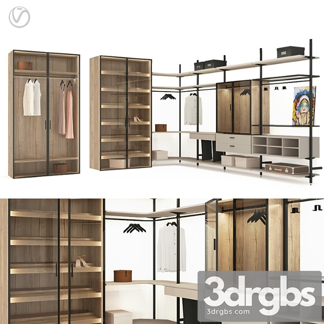 Wardrobe Raumplus 3dsmax Download - thumbnail 1