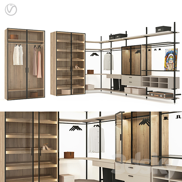 Wardrobe raumplus 3DSMax File - thumbnail 1