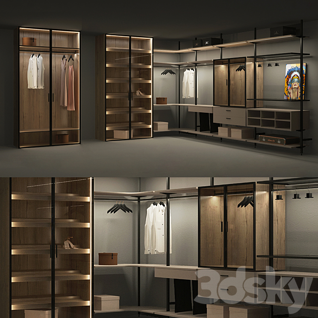 Wardrobe raumplus 3DSMax File - thumbnail 3