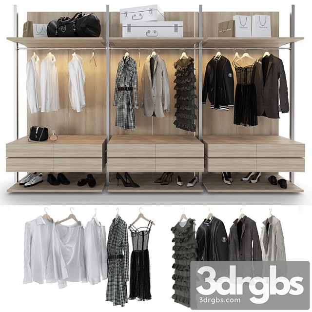 Wardrobe raumplus uno 3 3dsmax Download - thumbnail 1