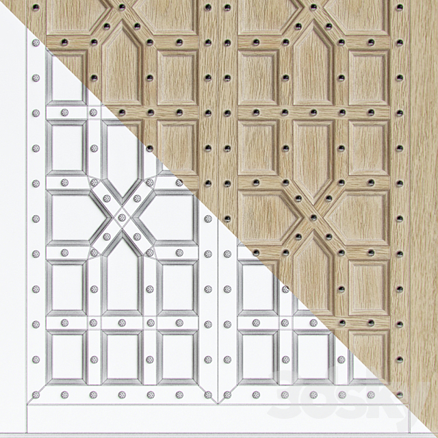 Wardrobe RH (VT11702-11) 3ds Max - thumbnail 3