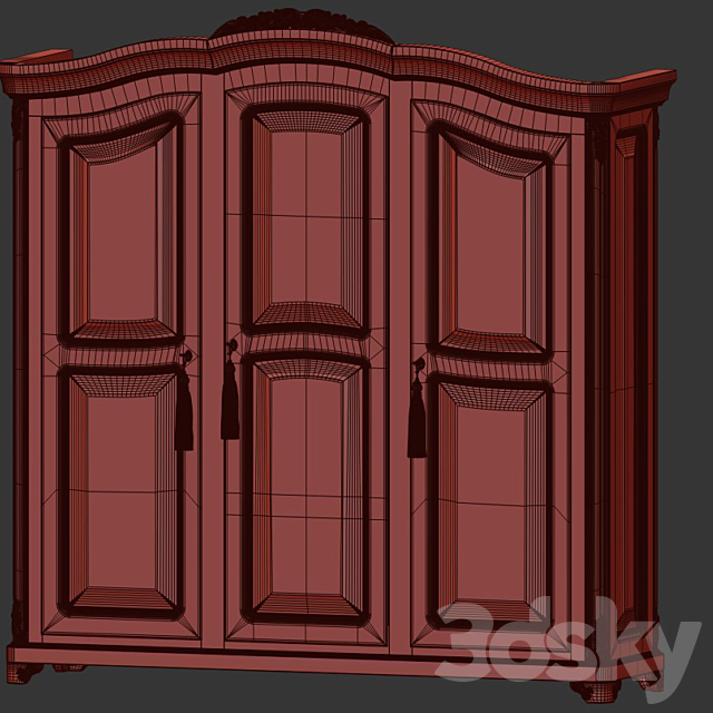 Wardrobe Savio Firmino 3005 3DSMax File - thumbnail 3