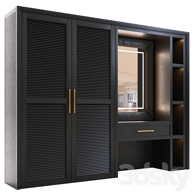 Wardrobe-set01-S.mgdm.F 3DS Max Model - thumbnail 2