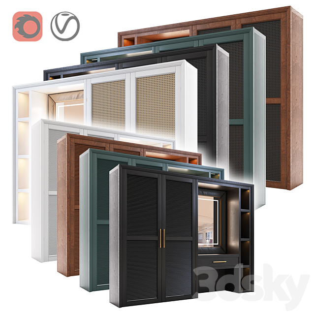 Wardrobe-set01-S.mgdm.F 3DS Max Model - thumbnail 4