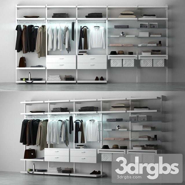 Wardrobe Seville 02 3dsmax Download - thumbnail 1