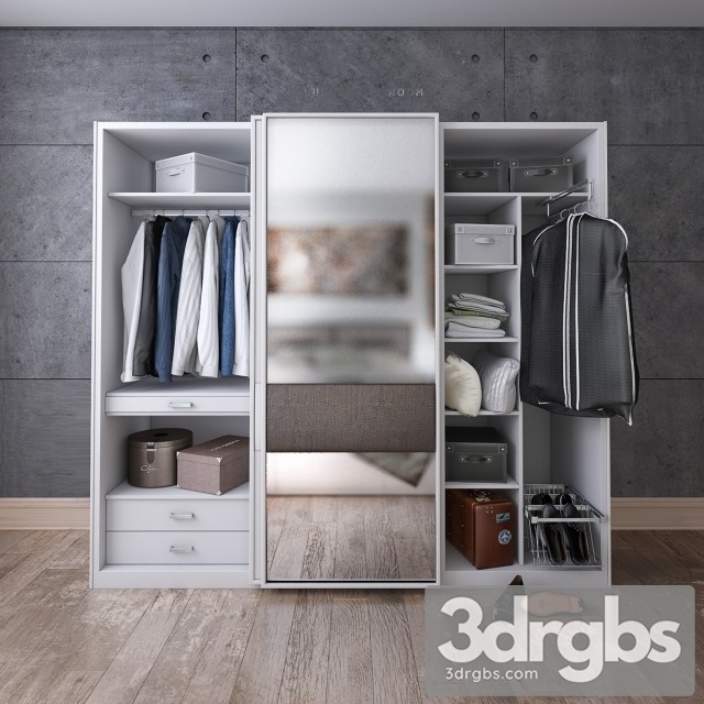 Wardrobe Seville 3dsmax Download - thumbnail 1