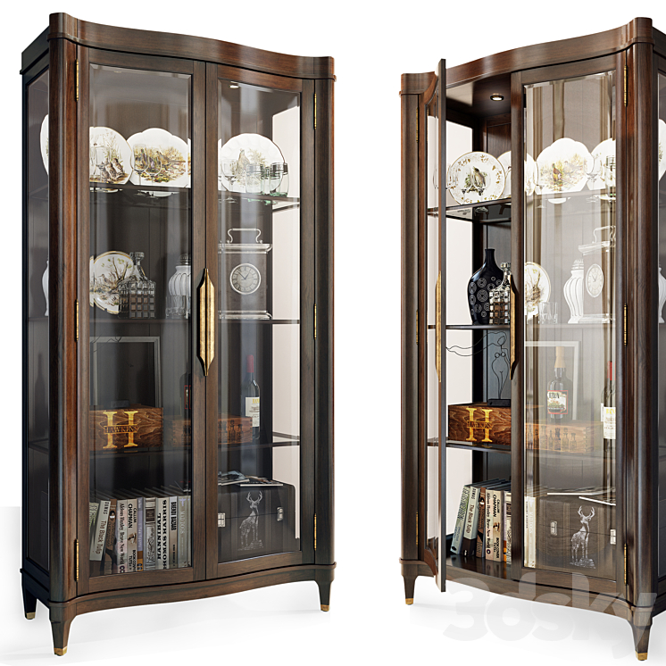 Wardrobe \/ showcase Serenity Sophia Curio. Cabinet \/ showcase bu FFDM 3DS Max Model - thumbnail 1